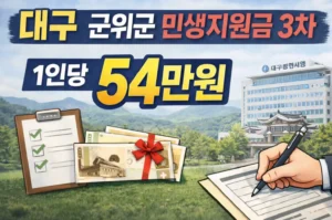 군위군 민생지원금