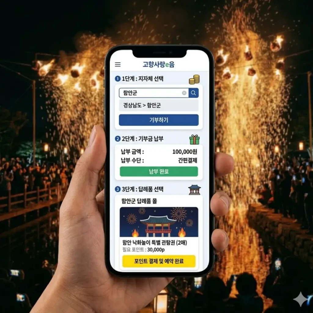 함안 낙화놀이 예약