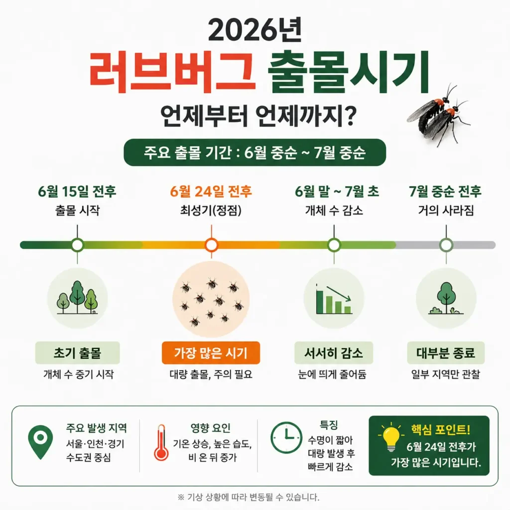 러브버그-출몰시기