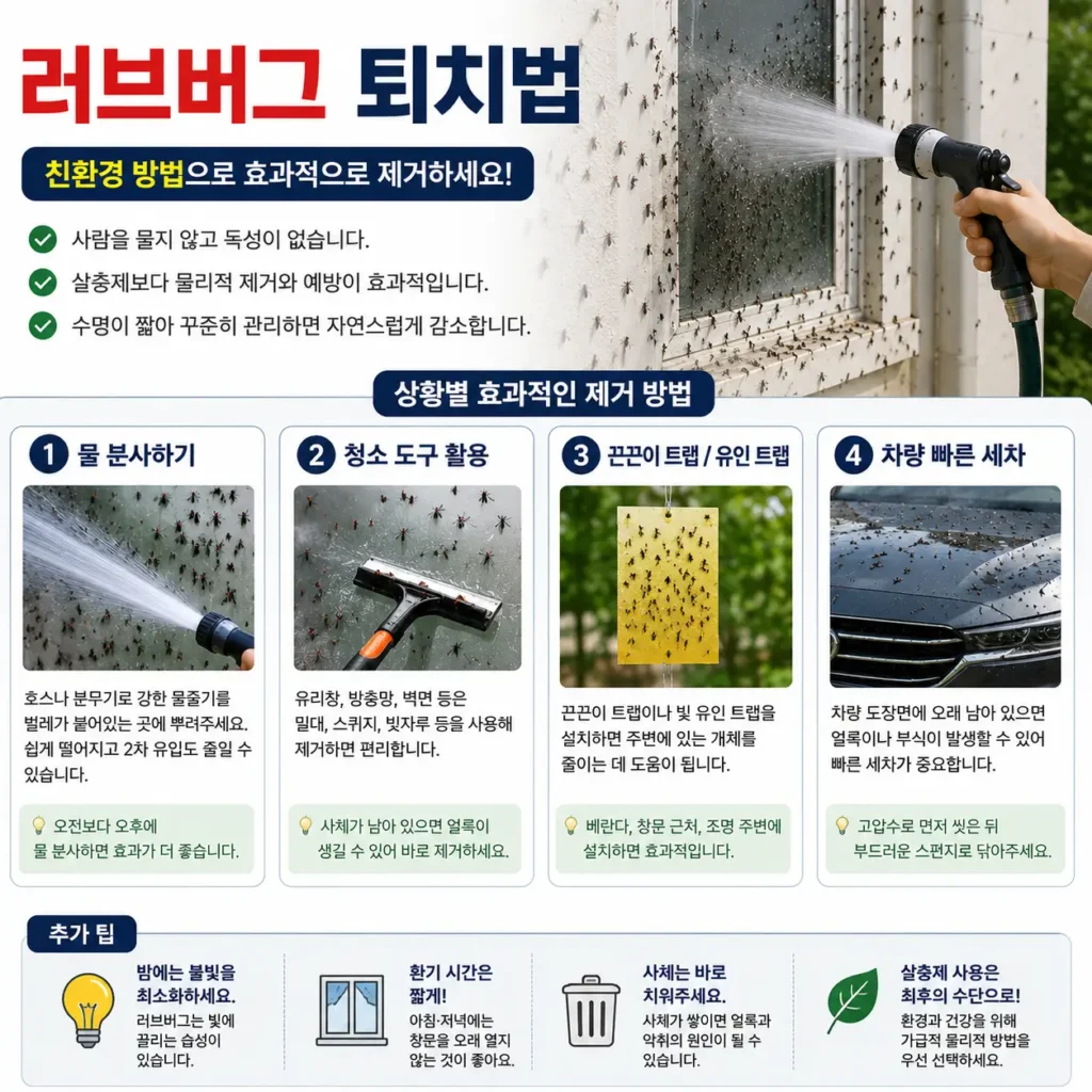 러브버그 퇴치 방법